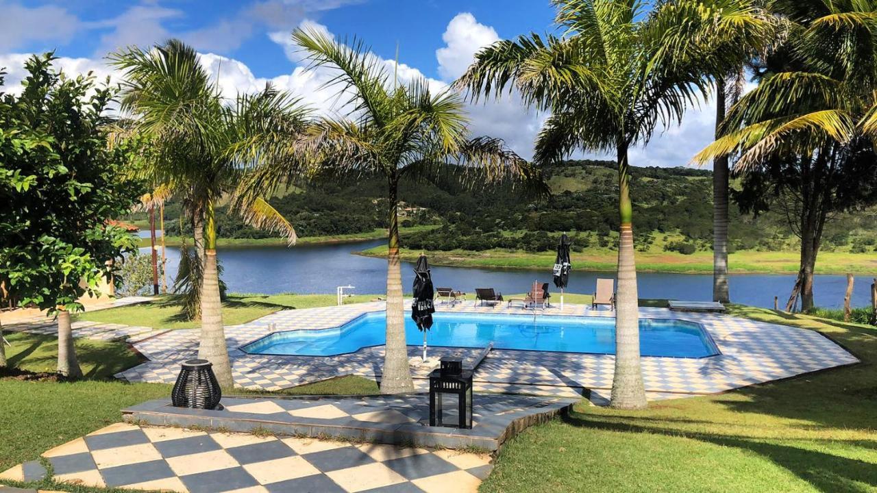 Villa Sítio frente à Barragem Salesópolis Esterno foto