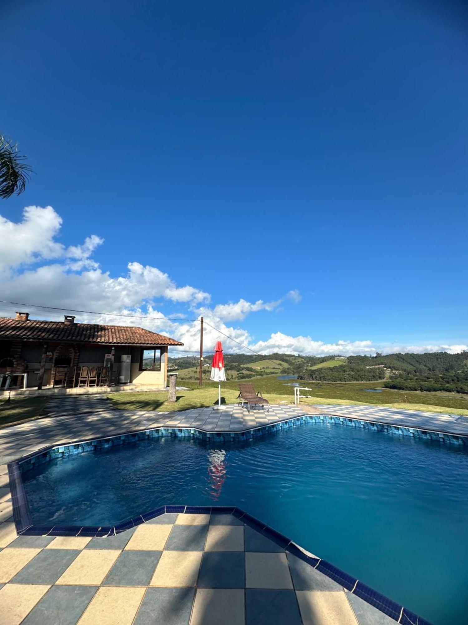 Villa Sítio frente à Barragem Salesópolis Esterno foto